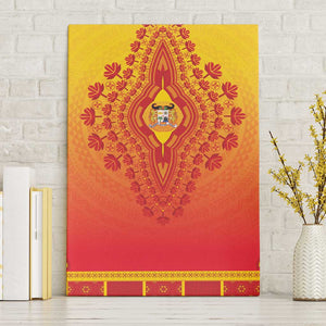 Afro Benin Canvas Wall Art African Dashiki Style - African Pride