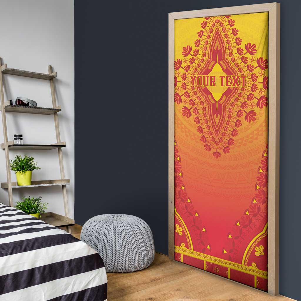 Personalized Benin African Dashiki Door Cover