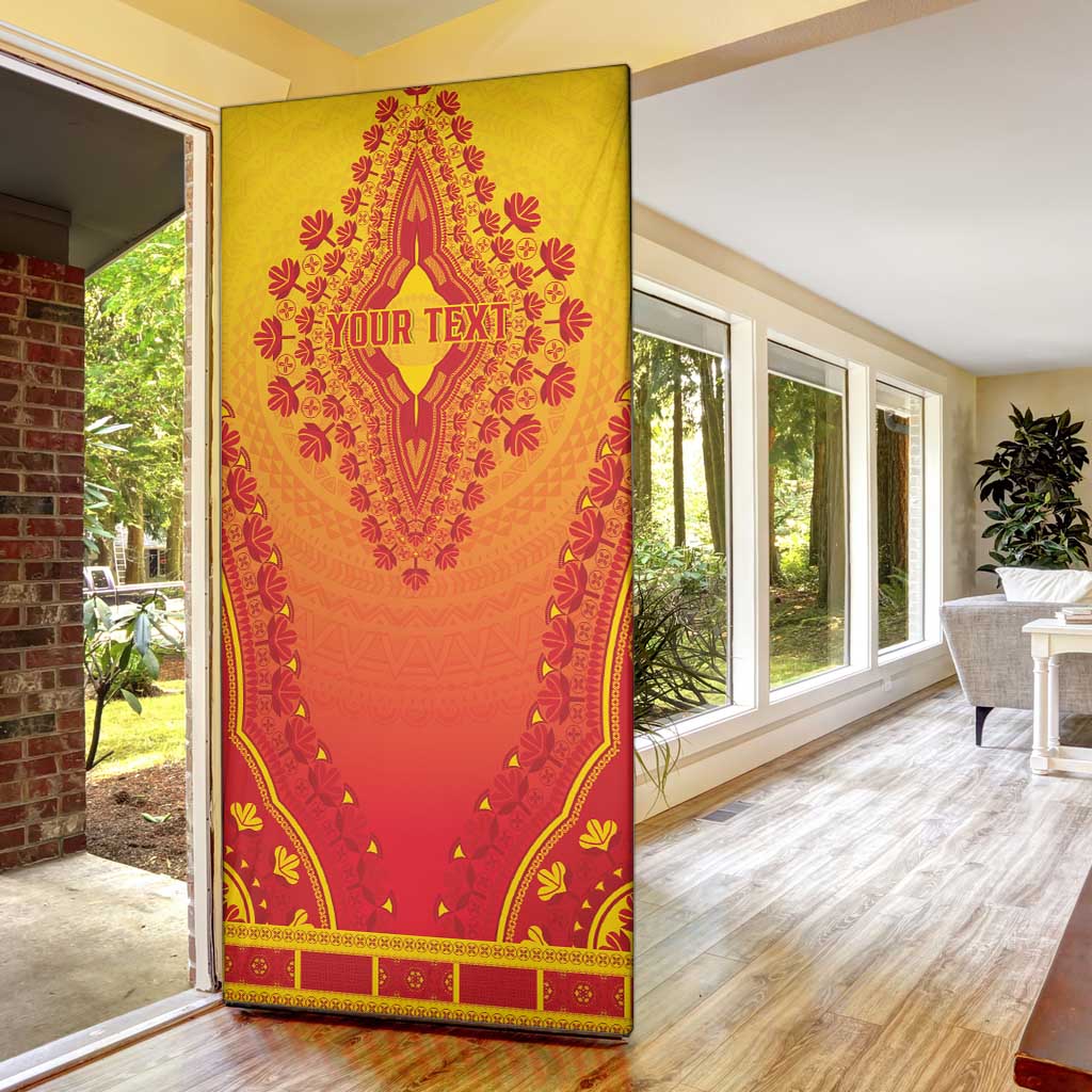 Personalized Benin African Dashiki Door Cover