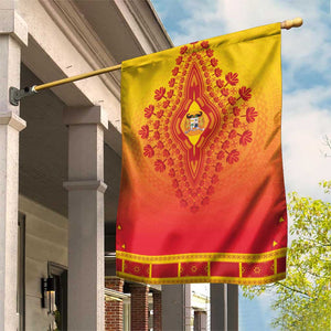 Afro Benin Garden Flag African Dashiki Style - African Pride