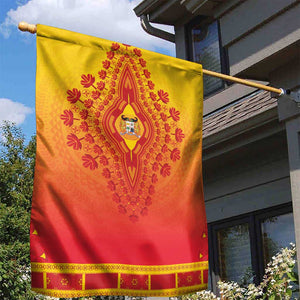 Afro Benin Garden Flag African Dashiki Style - African Pride