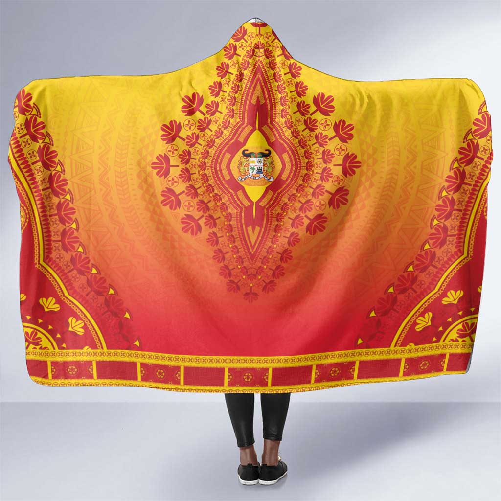 Afro Benin Hooded Blanket African Dashiki Style - African Pride