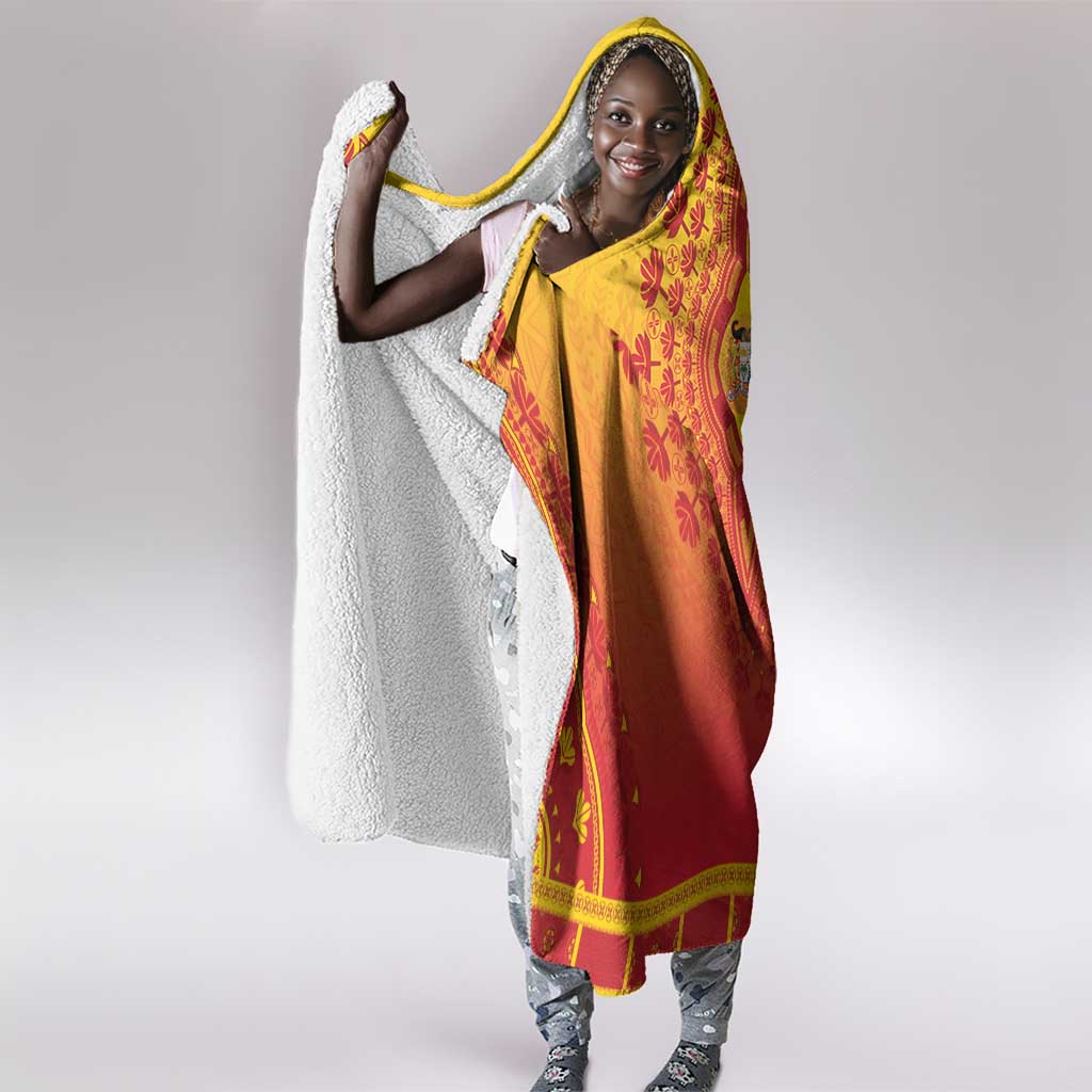 Afro Benin Hooded Blanket African Dashiki Style - African Pride