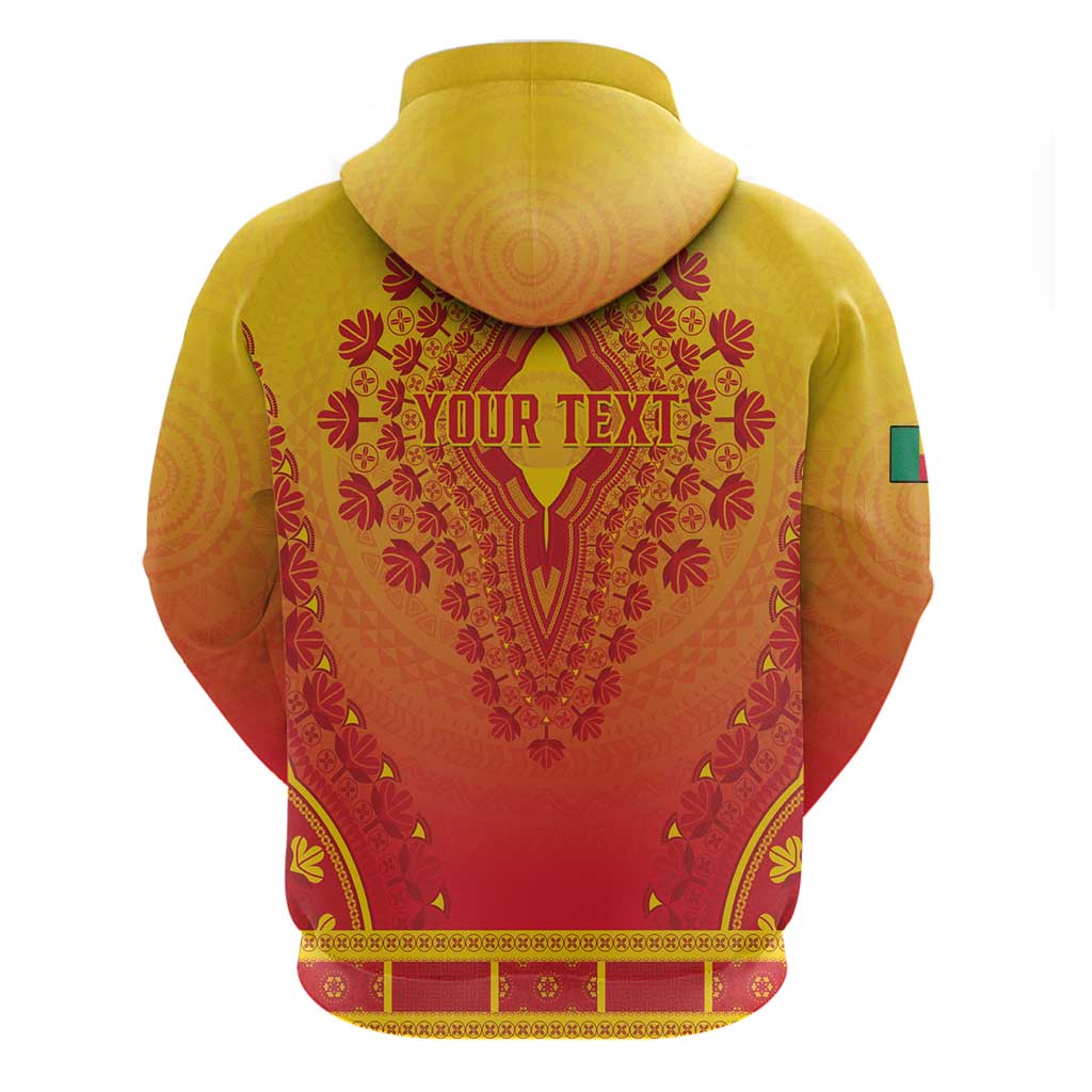 Personalized Afro Benin Hoodie African Dashiki Style - African Pride