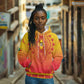 Personalized Afro Benin Hoodie African Dashiki Style - African Pride