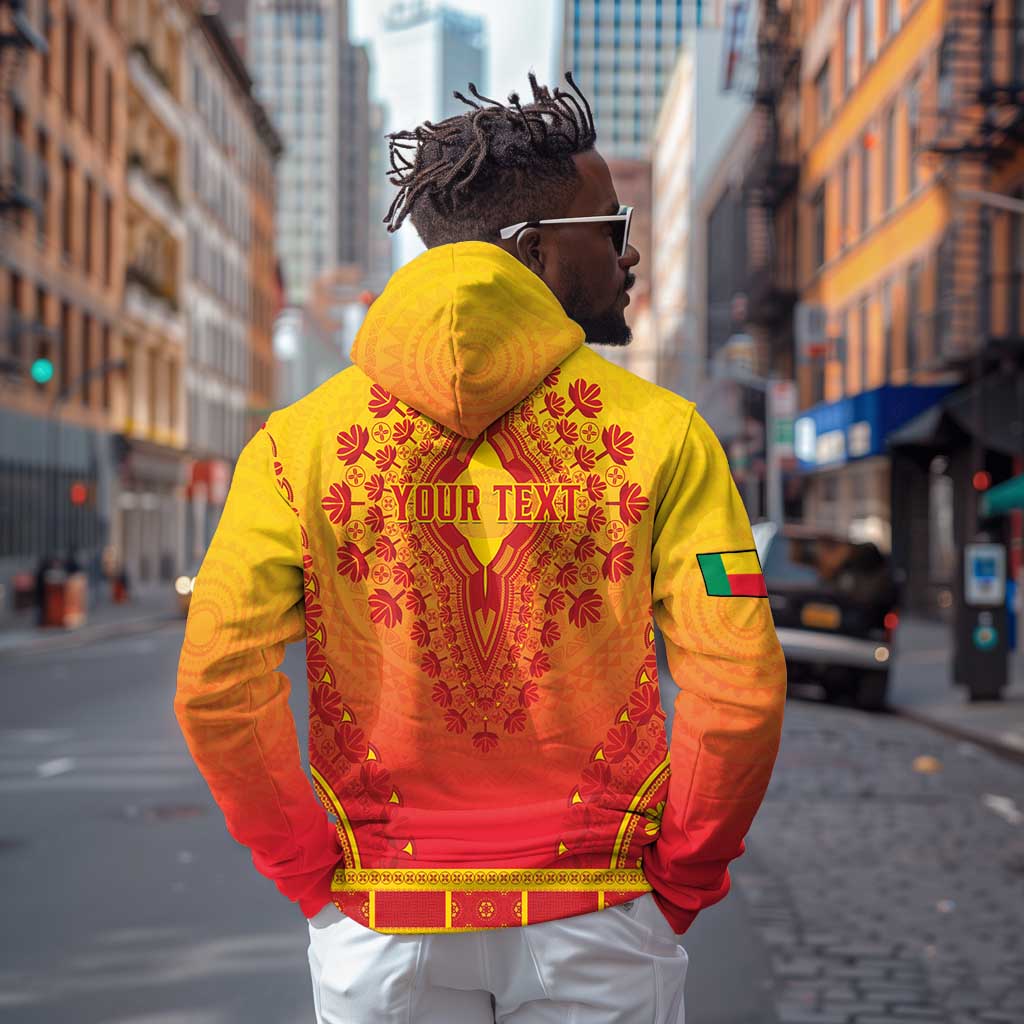 Personalized Afro Benin Hoodie African Dashiki Style - African Pride