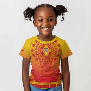 Personalized Afro Benin Kid T shirt African Dashiki Style - African Pride