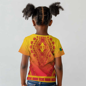 Personalized Afro Benin Kid T shirt African Dashiki Style - African Pride
