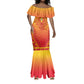 Personalized Afro Benin Mermaid Dress African Dashiki Style - African Pride