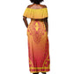 Personalized Afro Benin Off Shoulder Maxi Dress African Dashiki Style - African Pride