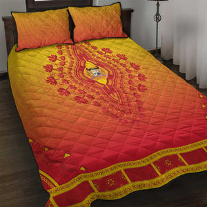 Afro Benin Quilt Bed Set African Dashiki Style - African Pride