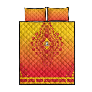 Afro Benin Quilt Bed Set African Dashiki Style - African Pride