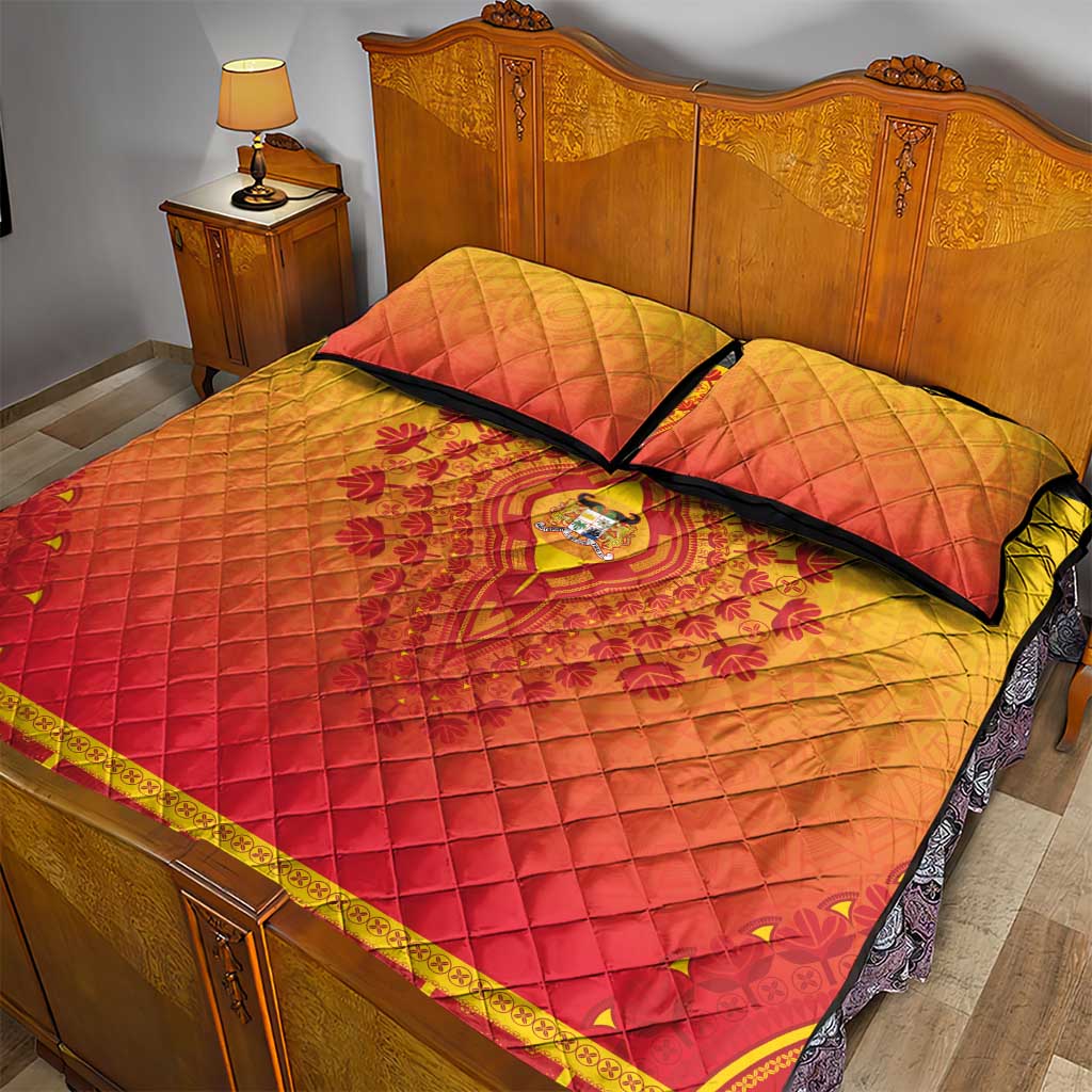 Afro Benin Quilt Bed Set African Dashiki Style - African Pride