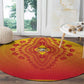 Afro Benin Round Carpet African Dashiki Style - African Pride