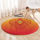 Afro Benin Round Carpet African Dashiki Style - African Pride