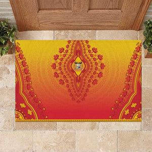 Afro Benin Rubber Doormat African Dashiki Style - African Pride