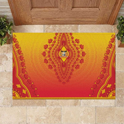 Afro Benin Rubber Doormat African Dashiki Style - African Pride