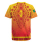 Personalized Afro Benin Rugby Jersey African Dashiki Style - African Pride