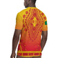 Personalized Afro Benin Rugby Jersey African Dashiki Style - African Pride