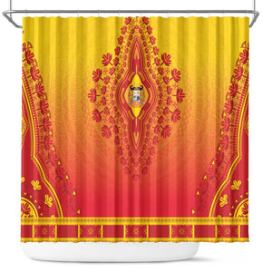 Afro Benin Shower Curtain African Dashiki Style - African Pride