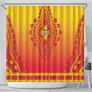 Afro Benin Shower Curtain African Dashiki Style - African Pride