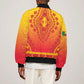 Personalized Afro Benin Sleeve Zip Bomber Jacket African Dashiki Style - African Pride