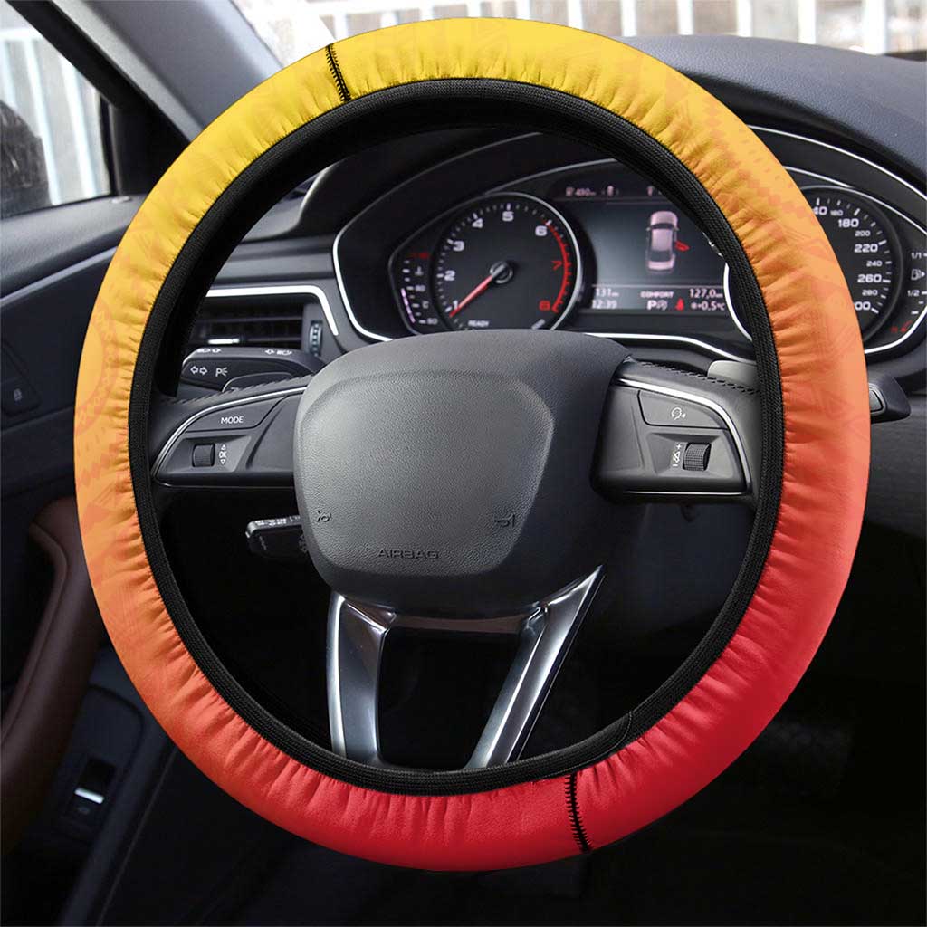 Afro Benin Steering Wheel Cover African Dashiki Style - African Pride