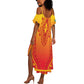 Personalized Afro Benin Summer Maxi Dress African Dashiki Style - African Pride