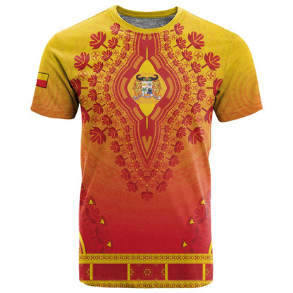 Personalized Afro Benin T shirt African Dashiki Style - African Pride