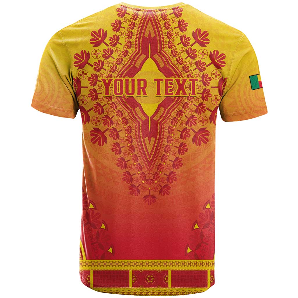 Personalized Afro Benin T shirt African Dashiki Style - African Pride