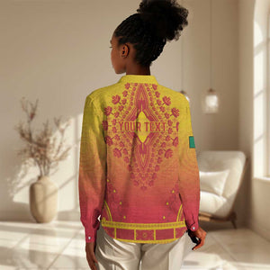 Personalized Afro Benin Women Casual Shirt African Dashiki Style - African Pride