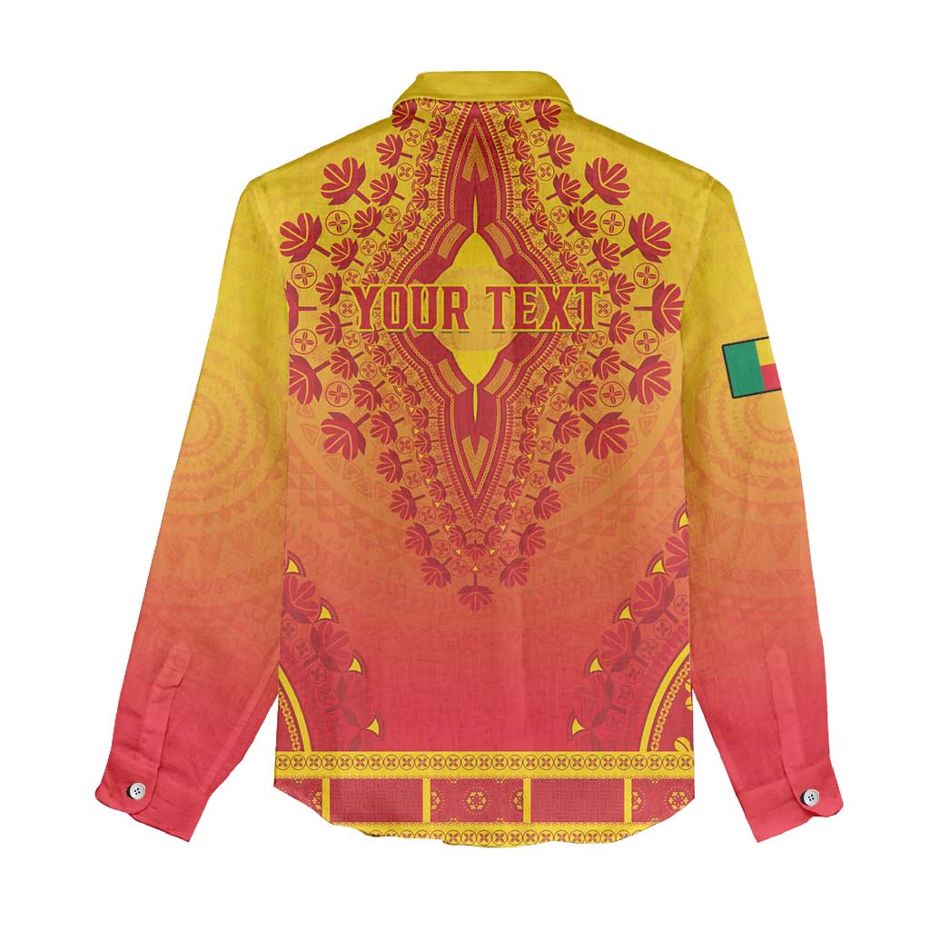 Personalized Afro Benin Women Casual Shirt African Dashiki Style - African Pride