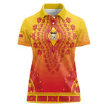 Personalized Afro Benin Women Polo Shirt African Dashiki Style - African Pride