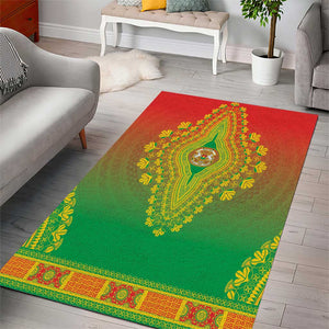 Afro Burkina Faso Area Rug African Dashiki Style - African Pride