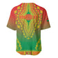 Personalized Afro Burkina Faso Baseball Jersey African Dashiki Style - African Pride