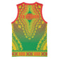 Personalized Afro Burkina Faso Basketball Jersey African Dashiki Style - African Pride