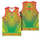 Personalized Afro Burkina Faso Basketball Jersey African Dashiki Style - African Pride