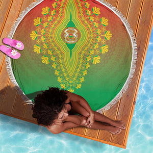 Afro Burkina Faso Beach Blanket African Dashiki Style - African Pride