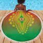 Afro Burkina Faso Beach Blanket African Dashiki Style - African Pride