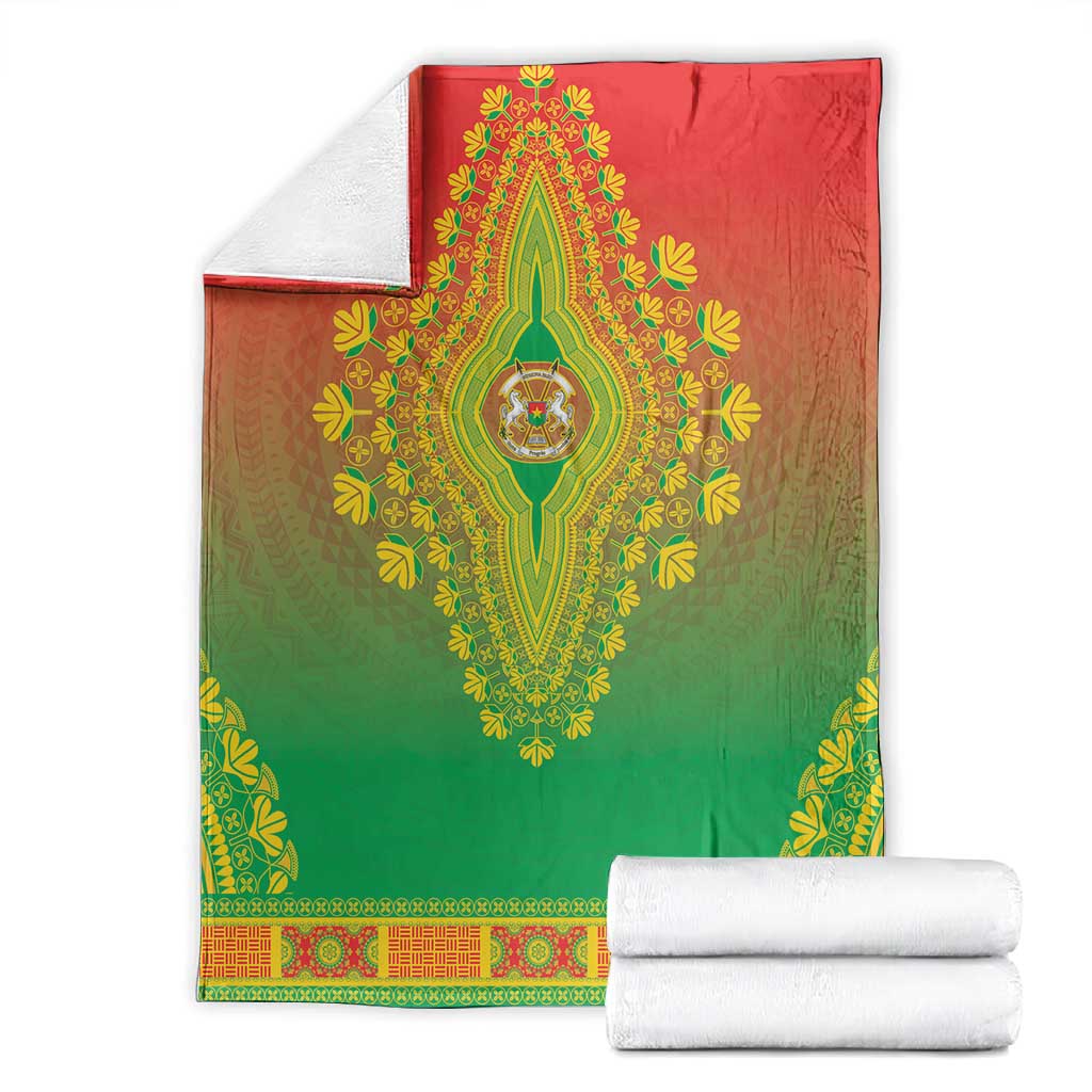 Afro Burkina Faso Blanket African Dashiki Style - African Pride