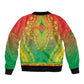 Personalized Afro Burkina Faso Bomber Jacket African Dashiki Style - African Pride