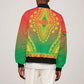 Personalized Afro Burkina Faso Bomber Jacket African Dashiki Style - African Pride