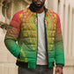 Personalized Burkina Faso African Dashiki Bomber Puffer Jacket