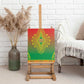 Afro Burkina Faso Canvas Wall Art African Dashiki Style - African Pride