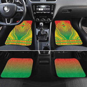 Personalized Afro Burkina Faso Car Mats African Dashiki Style - African Pride