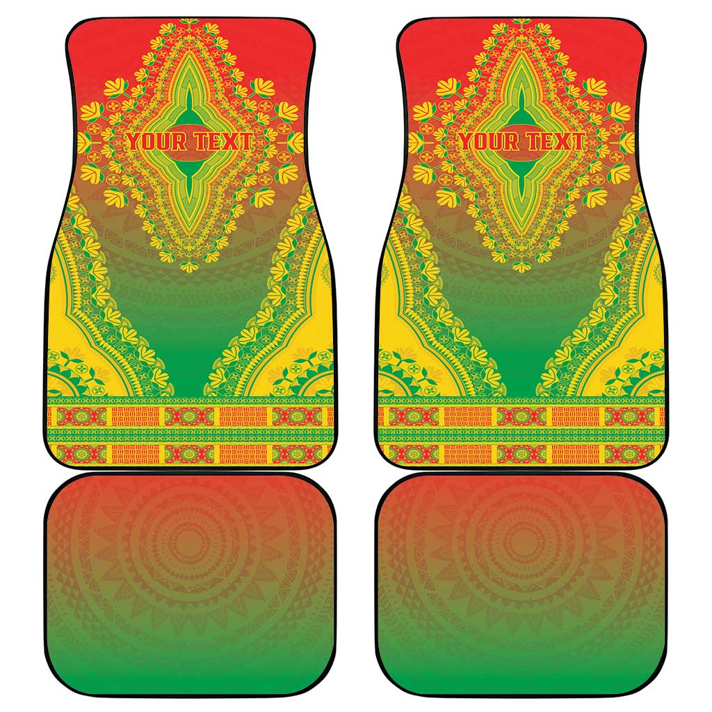 Personalized Afro Burkina Faso Car Mats African Dashiki Style - African Pride