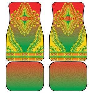 Personalized Afro Burkina Faso Car Mats African Dashiki Style - African Pride