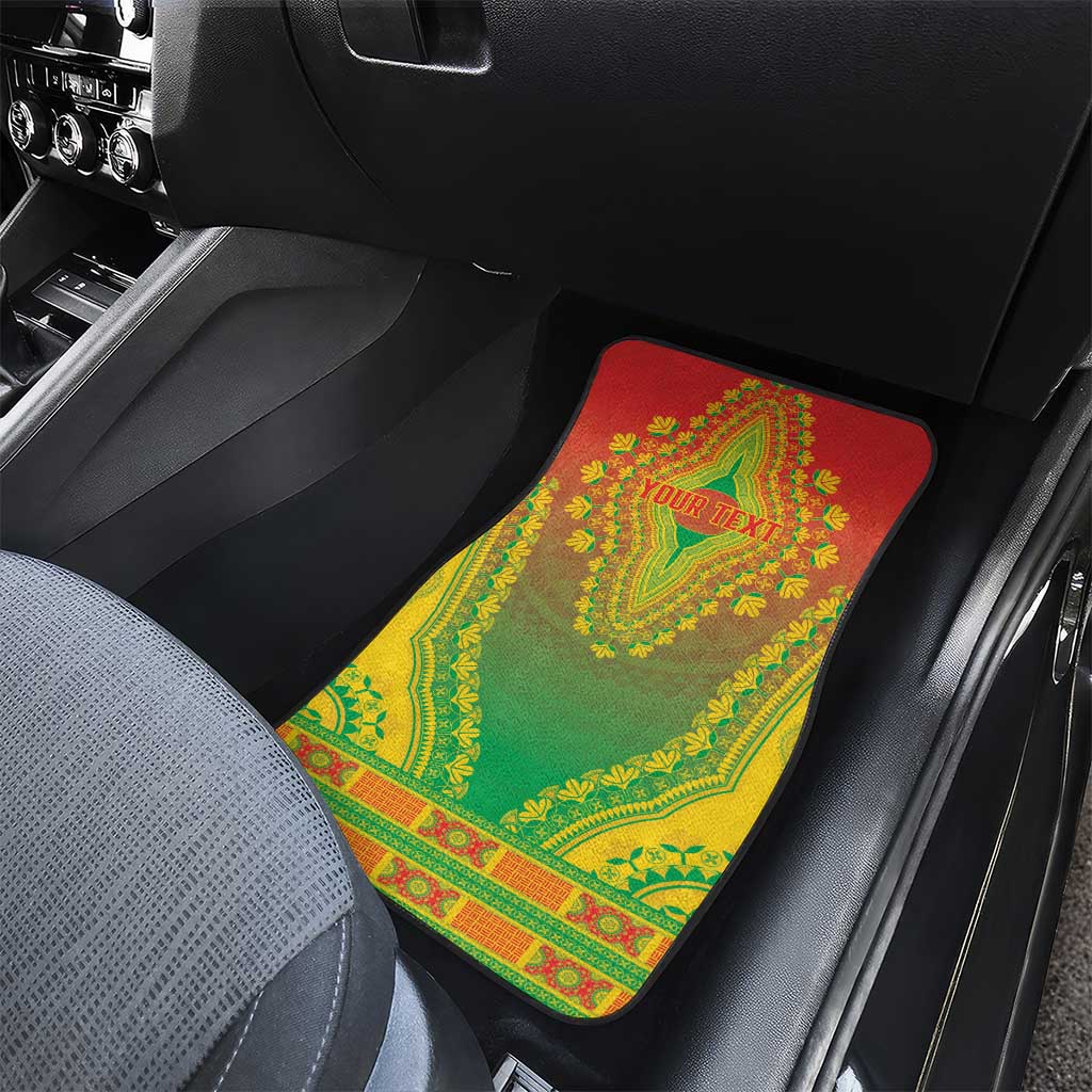 Personalized Afro Burkina Faso Car Mats African Dashiki Style - African Pride