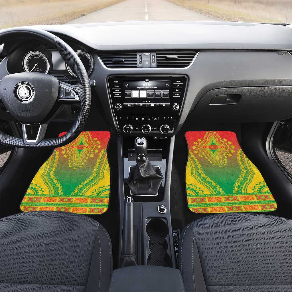 Personalized Afro Burkina Faso Car Mats African Dashiki Style - African Pride