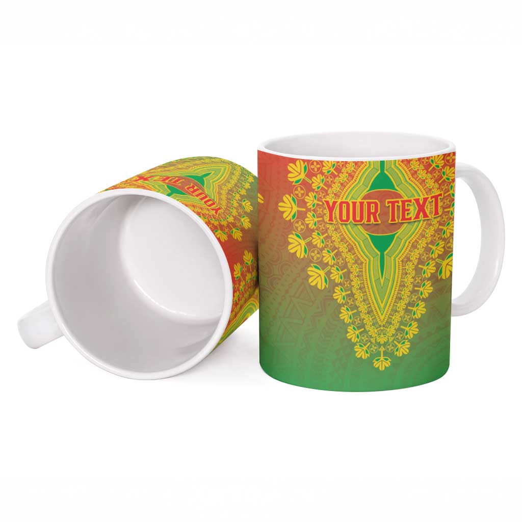 Personalized Burkina Faso African Dashiki Ceramic Mug